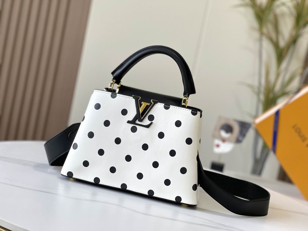 Capucines M20373波尔卡圆点27x18x9cm cs