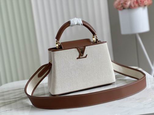 Capucines M57361 M48865焦糖帆布27x18x9cm gf