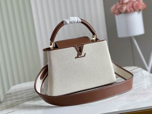 Capucines M57361 M48865焦糖帆布31.5x20x11cm gf