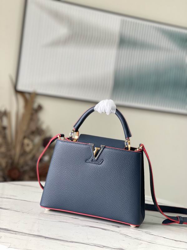Capucines M42259海军蓝金扣 27x18x9cm gf