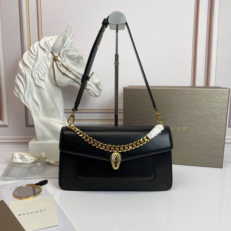 SERPENTI EAST-WEST MAXI CHAIN 292116 28X17X6cm BG 3色